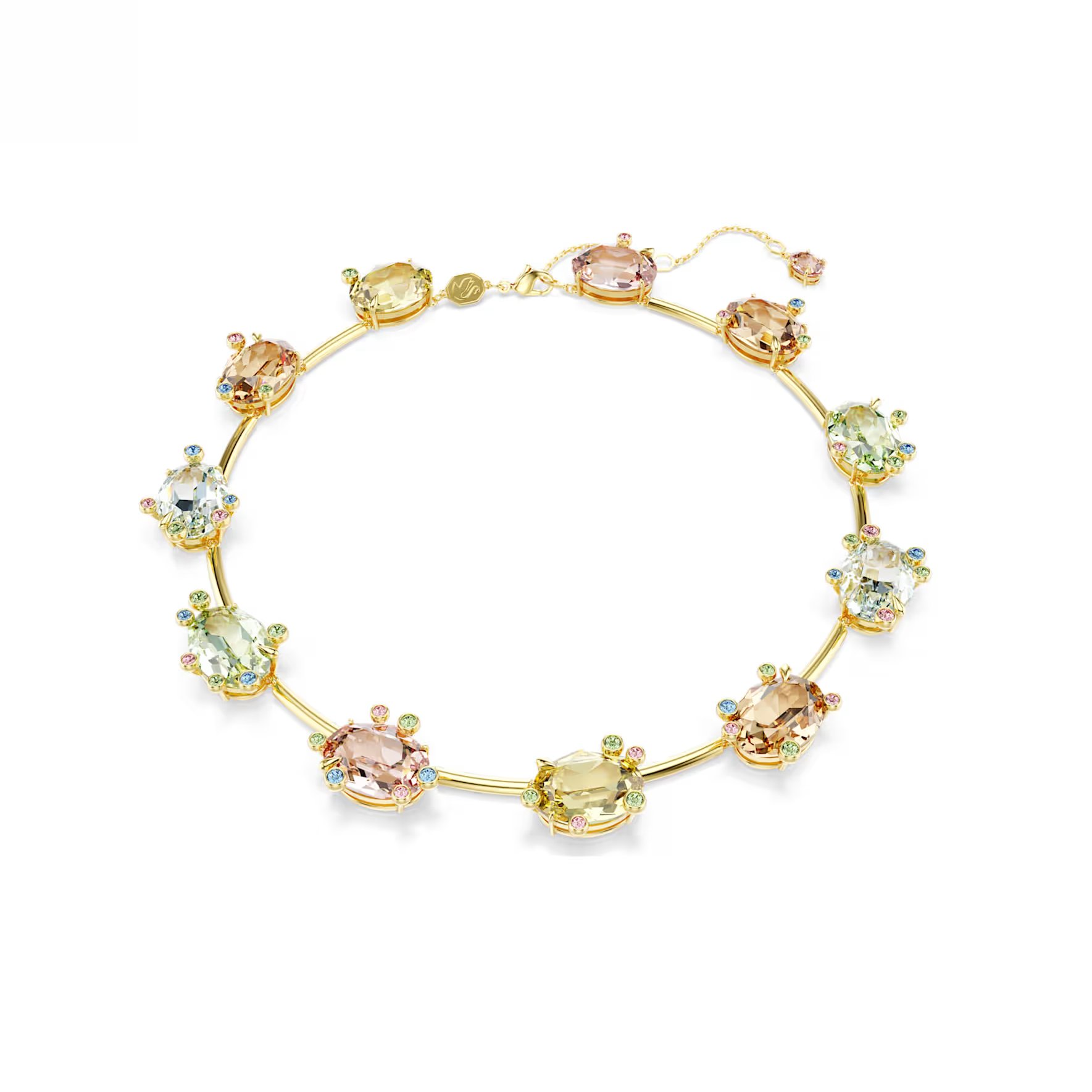 Swarovski Gema テニス ネックレス 〜川口春奈さん着用〜 川口春奈さん着用モデル silent サイレント 青葉紬 コイン