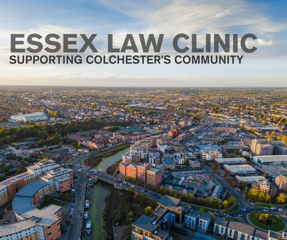 Uni_of_Essex's tweet photo. Essex Law Clinic has joined in an exciting partnership with @ColBoroughHomes to provide vital legal support to the people of Colchester.

Students have been assisting and representing council tenants on a range of issues. 

https://t.co/mZIKiFSVnh

@EssexLawSchool https://t.co/8S1Qd7agNY