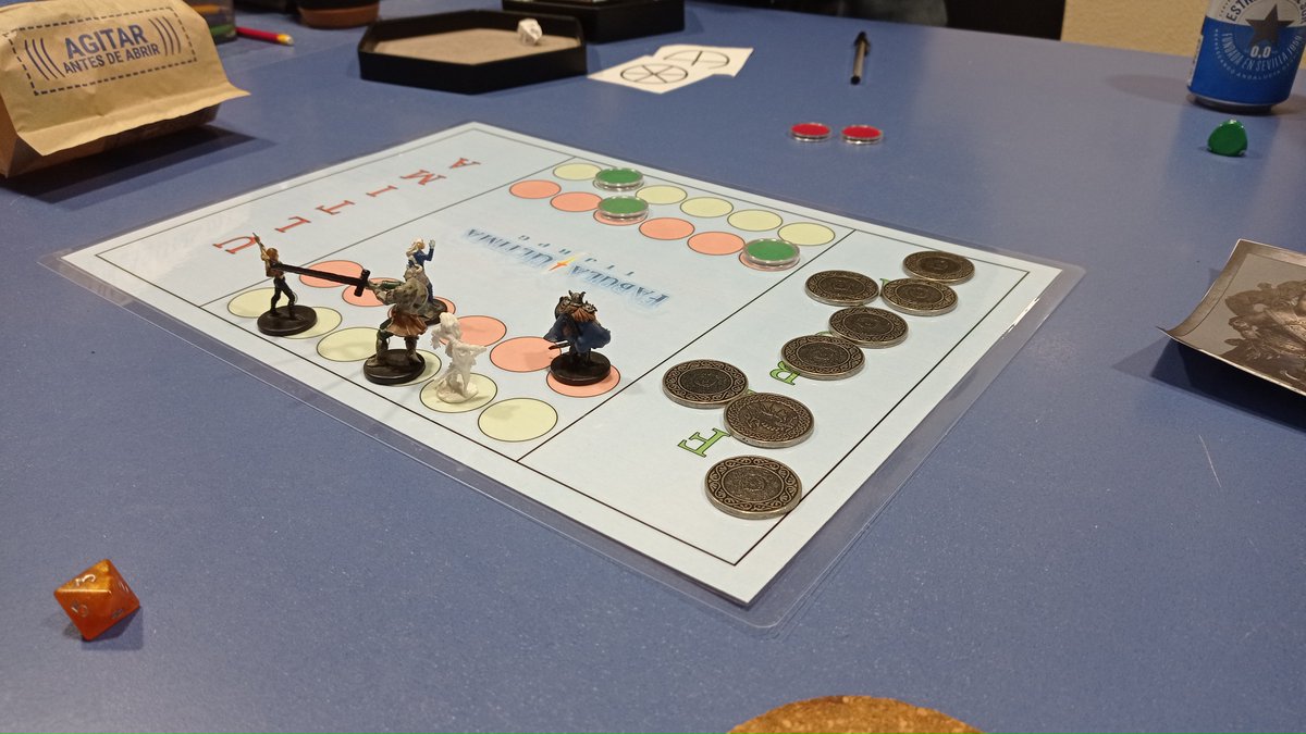 Domingo de #FabulaUltima en <a href="/club_dragom/">Club Dragom Jerez</a>. Primera sesión de esta campaña ambientada en un Imperio tiránico de tintes aztecas donde nuestro grupo trabaja para una noble interesada en reliquias de una antigua civilización extinta. Todo por <a href="/EduardoDazRos/">Perfil desactivado</a>