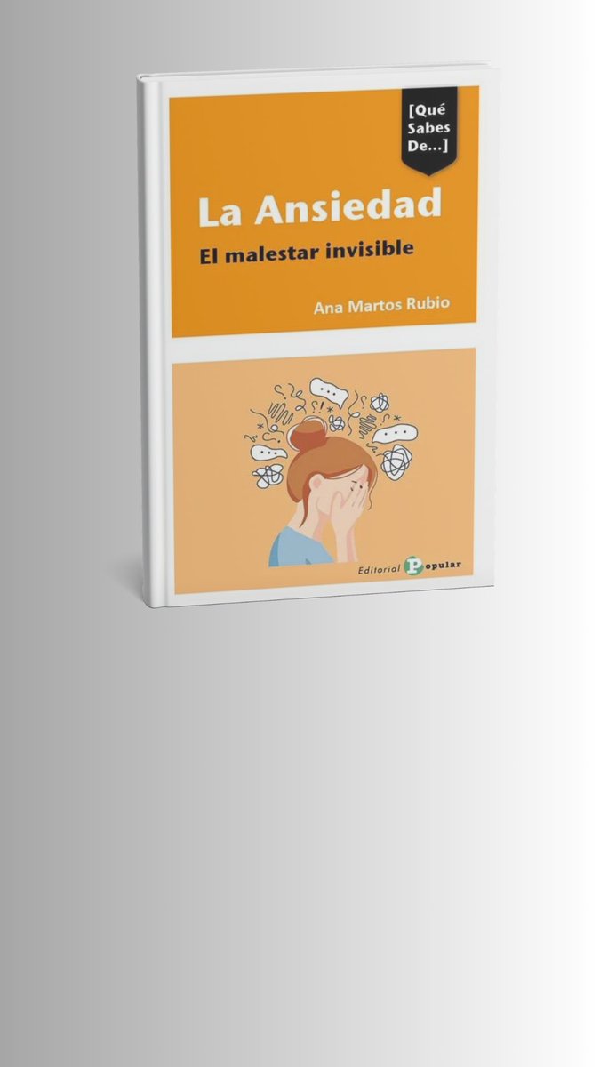 MartosRubio's tweet photo. Hoy es el día de la depresión. Con ese motivo y durante varios días, la editorial Popular ofrece un descuento del 5% en varios libros sobre el tema, entre los que se encuentra el mío La Ansiedad, además de envío gratuito a través de su página web
https://t.co/s29AVEw4cb https://t.co/tt1qXwcBOO