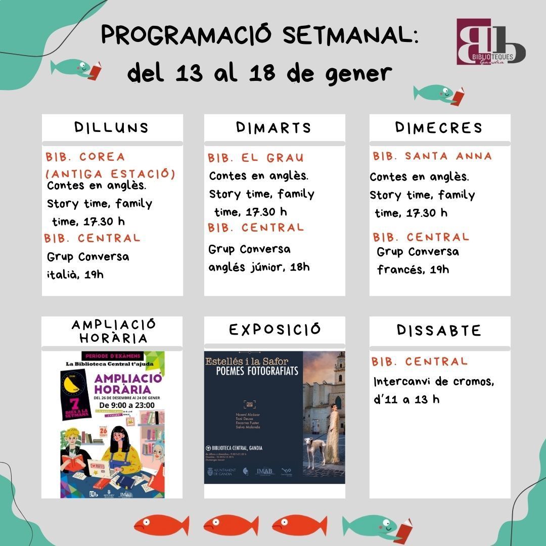 Biblioteques Gandia tweet media