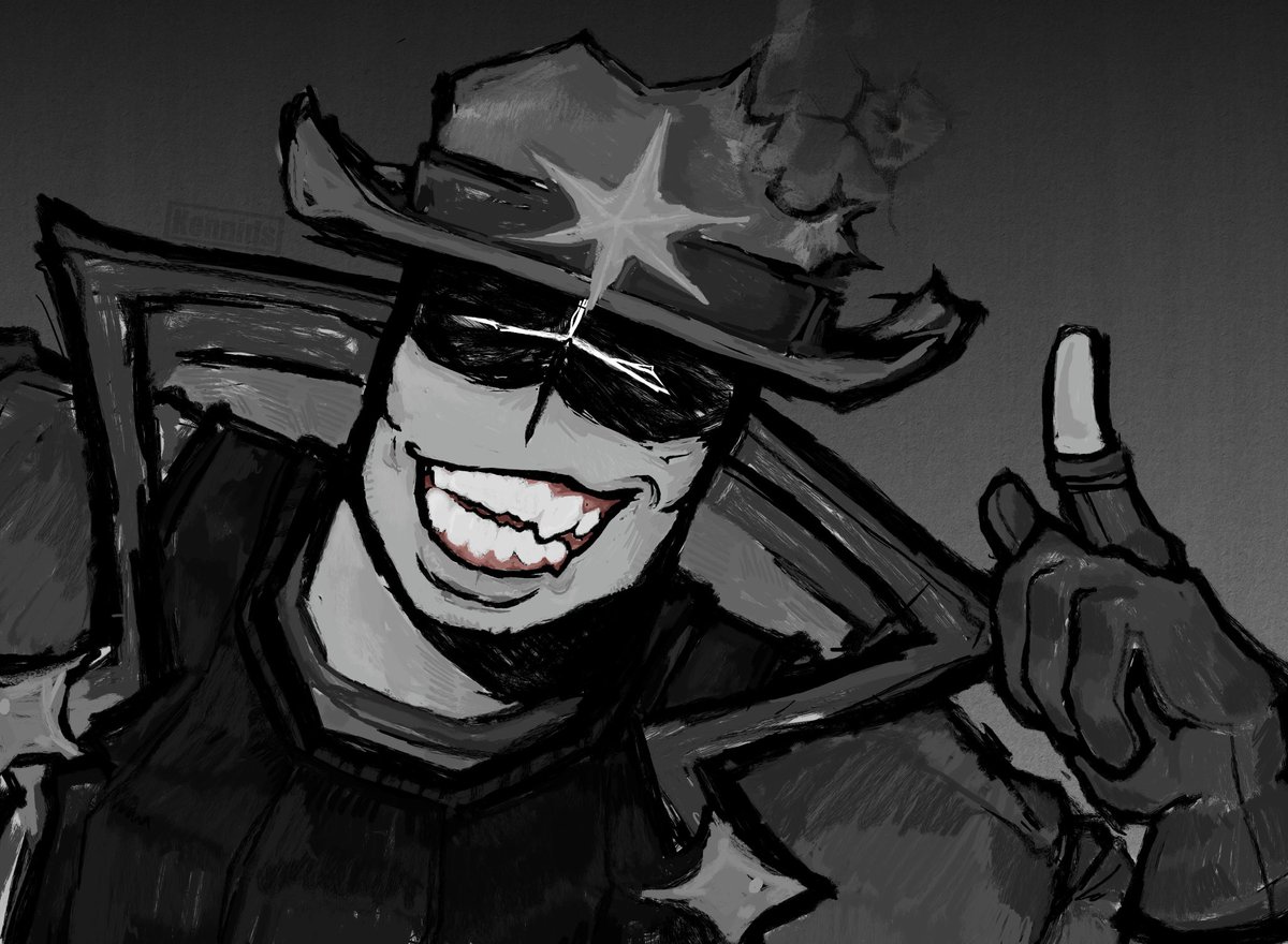 InhumaneGrief's tweet photo. Sheriff after a near miss, would probably say some cheesy one liner xP 
#madnesscombat https://t.co/BqU5QO967t