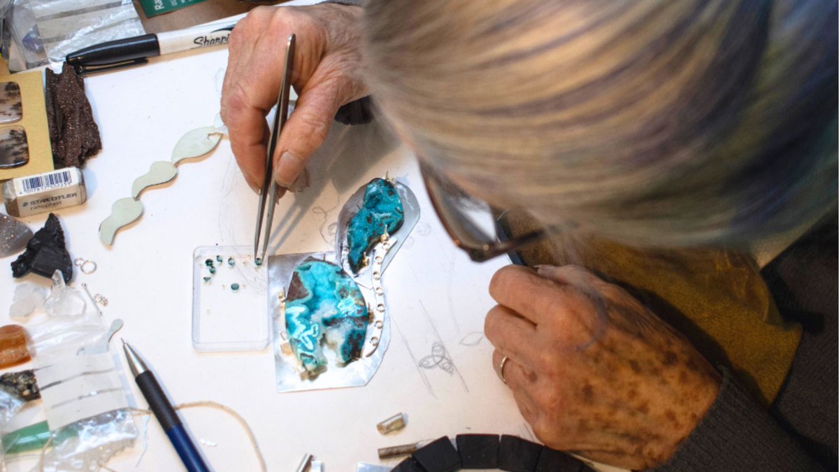 Michele is now back in the gallery's workshop and busy putting her artistry into some exciting new creations. If you've a special day coming up or would like to chat to her about a bespoke commission pop in to the gallery, we'd love to help.