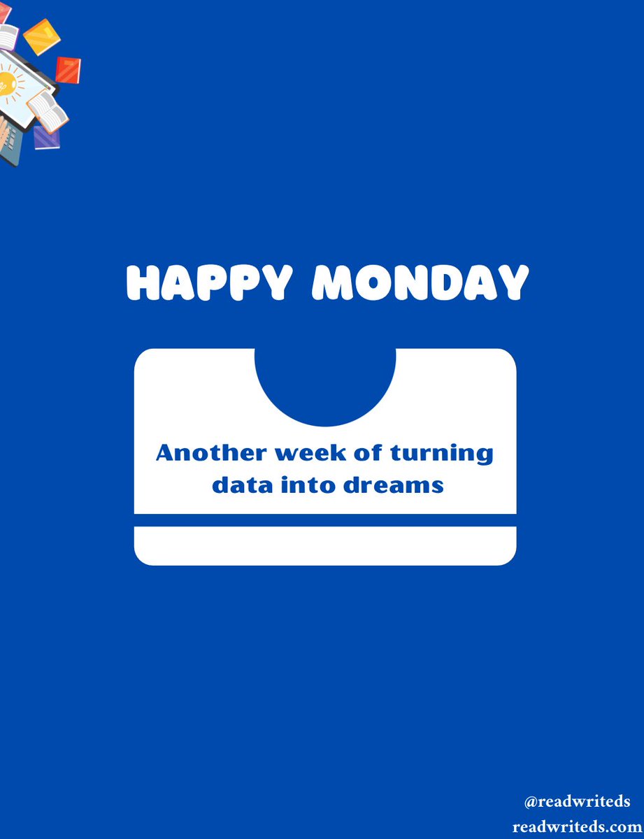 ReadWriteDS's tweet photo. Happy new week from ReadWrite Data Solutions Limited
Here’s to using data to solve real challenges, empower your business decisions, and make a difference in 2025.
•
•
•
#ReadWriteDS #InnovationThroughData
#MeaningfulImpact #DataDrivenSuccess
#NewWeekNewGoals https://t.co/uISCAz8ixD