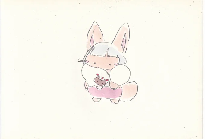 成人式に首に付けるやつ。#イラスト #メイドインアビス 