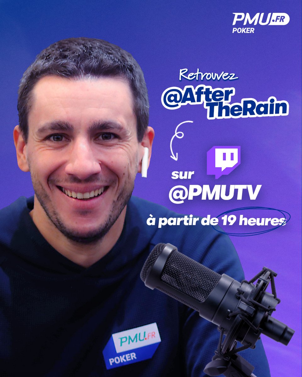 Il vous avait manqué ? Retrouvez-le live Twitch ce soir avec Joffrey Lhote à partir de 19 heures 🚀
👉 m.twitch.tv/clubpokertv/ho…