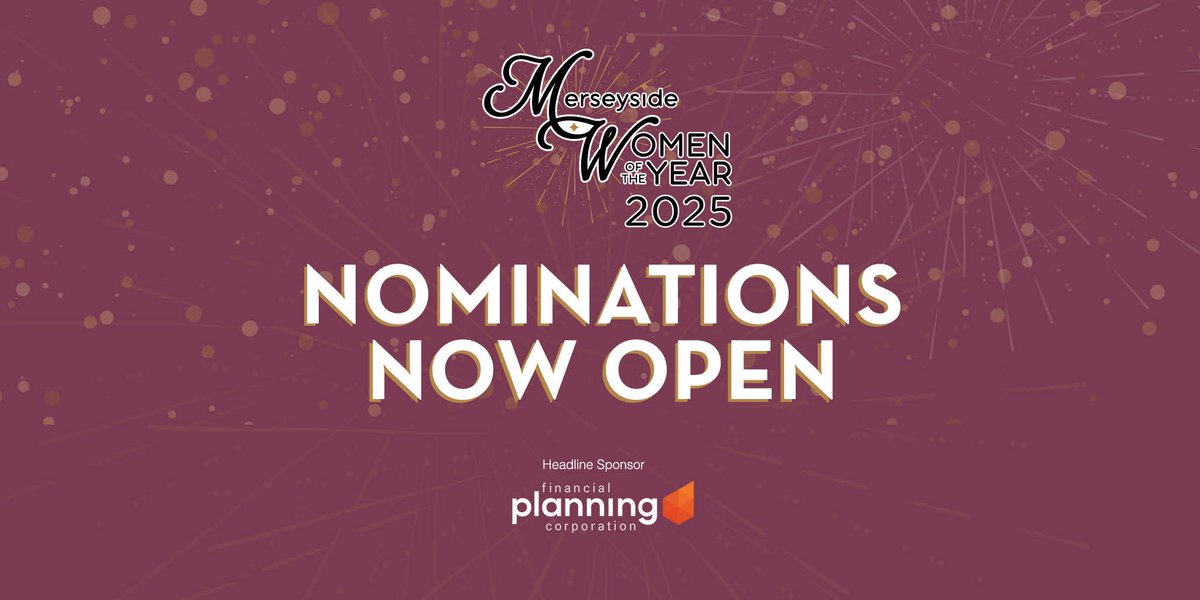🌟 It’s time to shine the light on a superstar… nominations for MWOTY 2025 are officially open!!! 🌟

merseysidewomenoftheyear.co.uk/nominate/

Nominations are open to anyone who identifies as a woman or non-binary &amp; the final deadline for submissions is Friday 4th April 2025.
