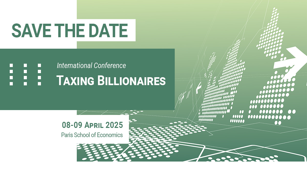 🗓️ Save the date: 8-9 April!

Taxing Billionaires: A Two-Day International Conference

🔹Day 1: Over 30 researchers discussing the effective tax rates of the super-rich globally.

🔹Day 2: Dialogue with legal scholars &amp; policymakers on a coordinated minimum tax on the super-rich.