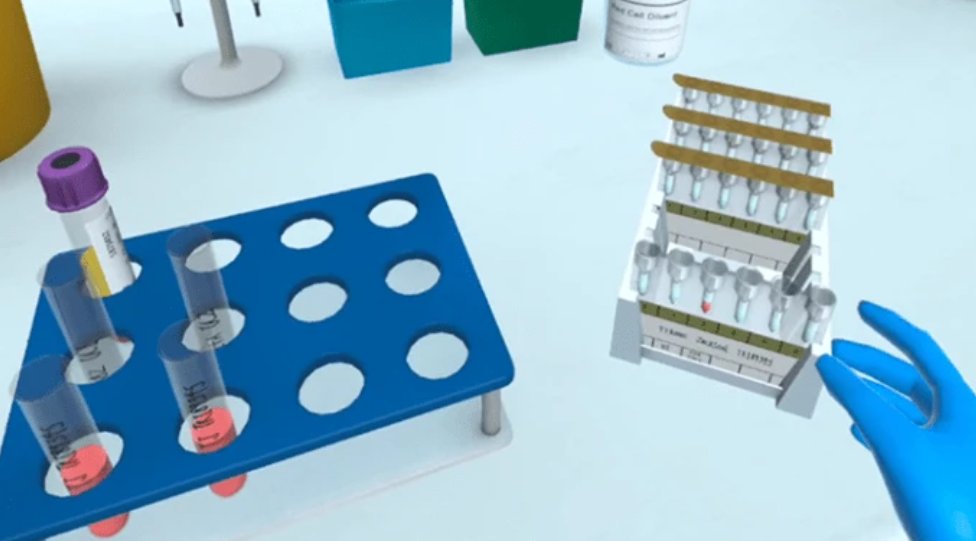 A virtual reality training programme that could help save lives has been created by doctoral student, Laura Eastwood. The project for <a href="/NHSBT/">NHS Blood+Transplant</a> uses virtual reality to train scientists to perform a crossmatch for a blood transfusion.🩸

🔗 bit.ly/4gMoV5w

<a href="/MakeRealLtd/">Make Real</a>