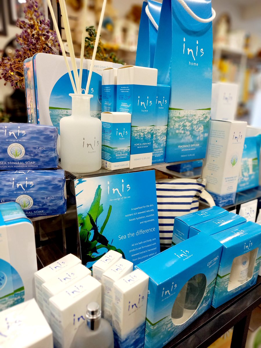 Treat yourself to Inis! The 'energy of the sea' is made from natural products in Ireland and is suitable for anyone to wear 💛 Pop in store or buy online at maybugs.co.uk today!
#Inis #homefragrance #bodyfragrance #smallbusiness #familybusiness #supportindependentshops