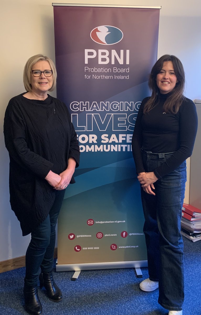 Probation Board for Northern Ireland (@pbninews) on Twitter photo Assistant Director Liz Arthur met with Tahnee McCorry of <a href="/NiRibbon/">White Ribbon NI</a> to discuss future partnership work in the campaign to tackle violence against women & girls.
👉See our website pbni.org.uk Assistant Director Liz Arthur met with Tahnee McCorry of <a href="/NiRibbon/">White Ribbon NI</a> to discuss future partnership work in the campaign to tackle violence against women & girls.
👉See our website pbni.org.uk