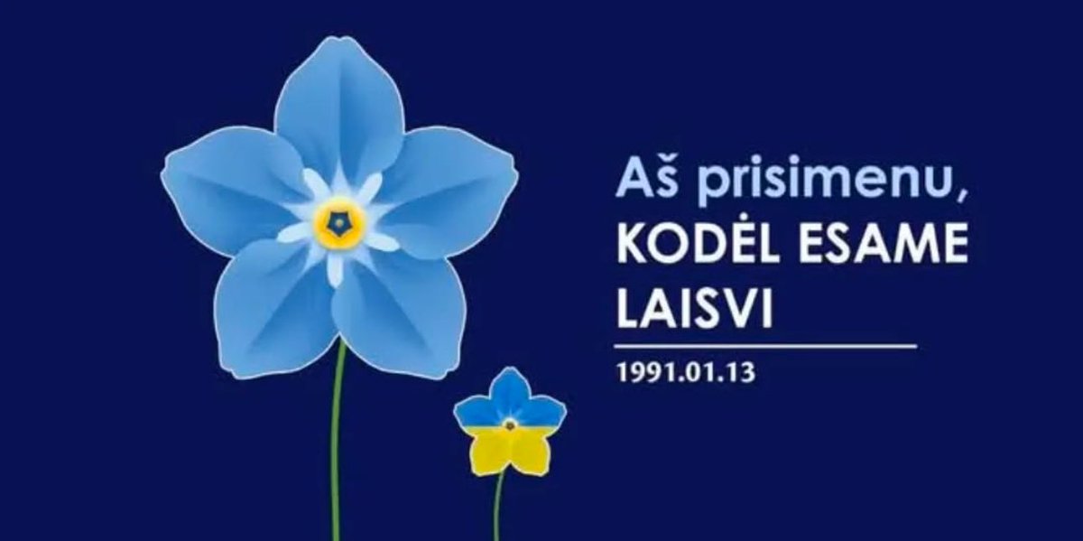 romanas's tweet image. Today we commemorate the anniversary of the tragic events of January 13. 
34 years ago, unarmed citizens of Lithuania 🇱🇹 stood with their bodies against the tanks &amp;amp; weapons of the occupiers, defending the Freedom.