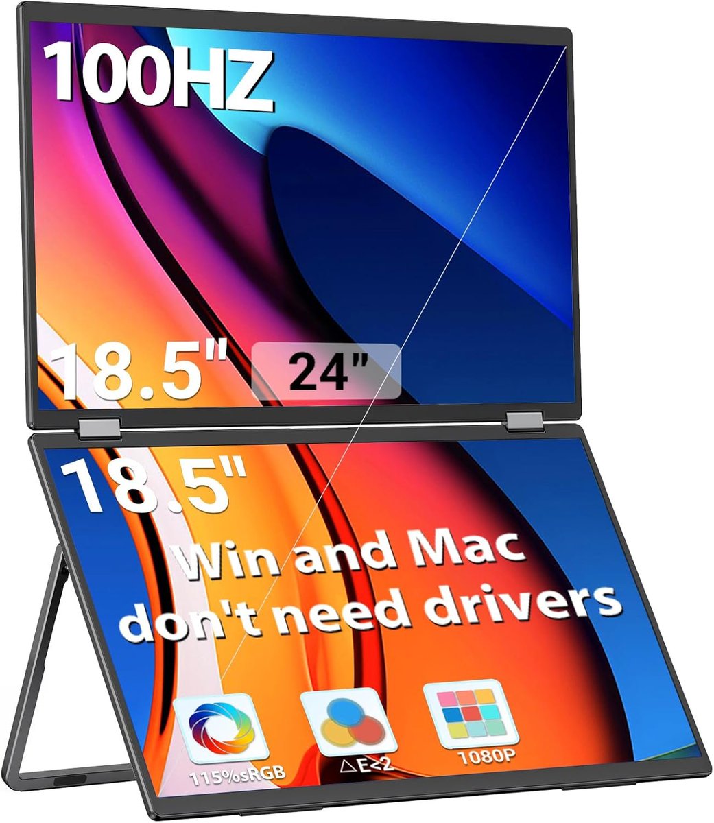 DealsHubz's tweet image. InnoView 18.5&quot; Laptop Screen Extender 115% sRGB 100Hz Dual Monitors Stacked Folding Triple Monitor for $469.99

sovrn.co/by6iyyv

#InnoView #Folding #Monitor
