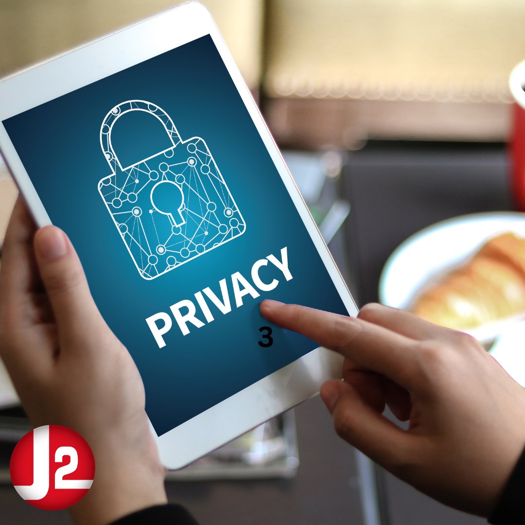 Your privacy is your first line of defence. Regularly review your settings to limit data collection &amp; control who sees your info. 
j2software.co.uk
j2.co.za 
020 45781048
#RansomwareProtection  #CyberSecurity #Phishing
#J2InfoSec #J2CSC