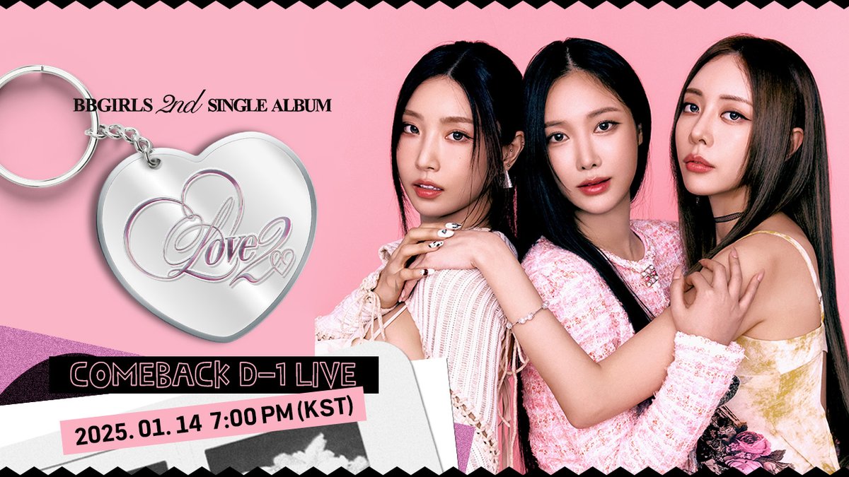 📢 //

COMEBACK D-1 LIVE
🔗 youtube.com/live/7zFIl0xgv…

📅 2025. 01. 14 (화) 7:00 PM (KST)
COMING SOON

#브브걸 #BBGIRLS
#GORUN