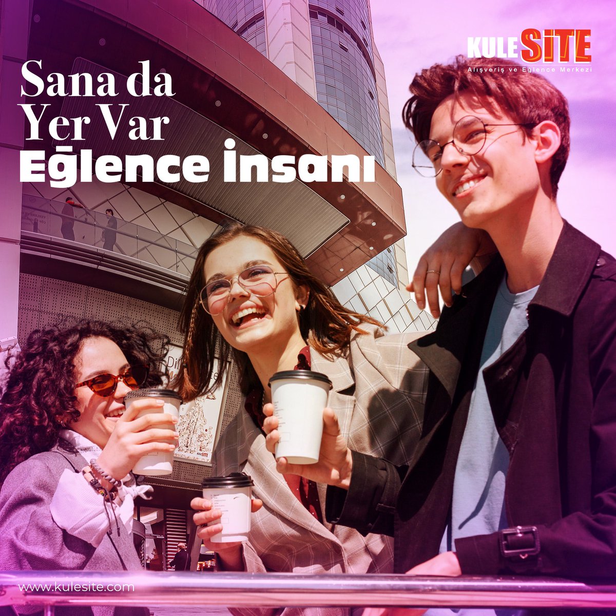 Kulesite_AVM's tweet photo. KULESİTE’DE SANA DA YER VAR >> Eğlence İnsanı🥳
Evet sen.!
Sosyalleşmeyi seven, sinema, eğlence ve oyun alanlarını kaçırmayan, Kulesite tam sana göre ✔️
Detaylar için 👉 https://t.co/auhBoHlJuW
#Eğlenceİnsanı #KulesiteKeyfi #kulesite #eğlence #sinema #lezzet #alışveriş #konya https://t.co/HXZNBAvLDs