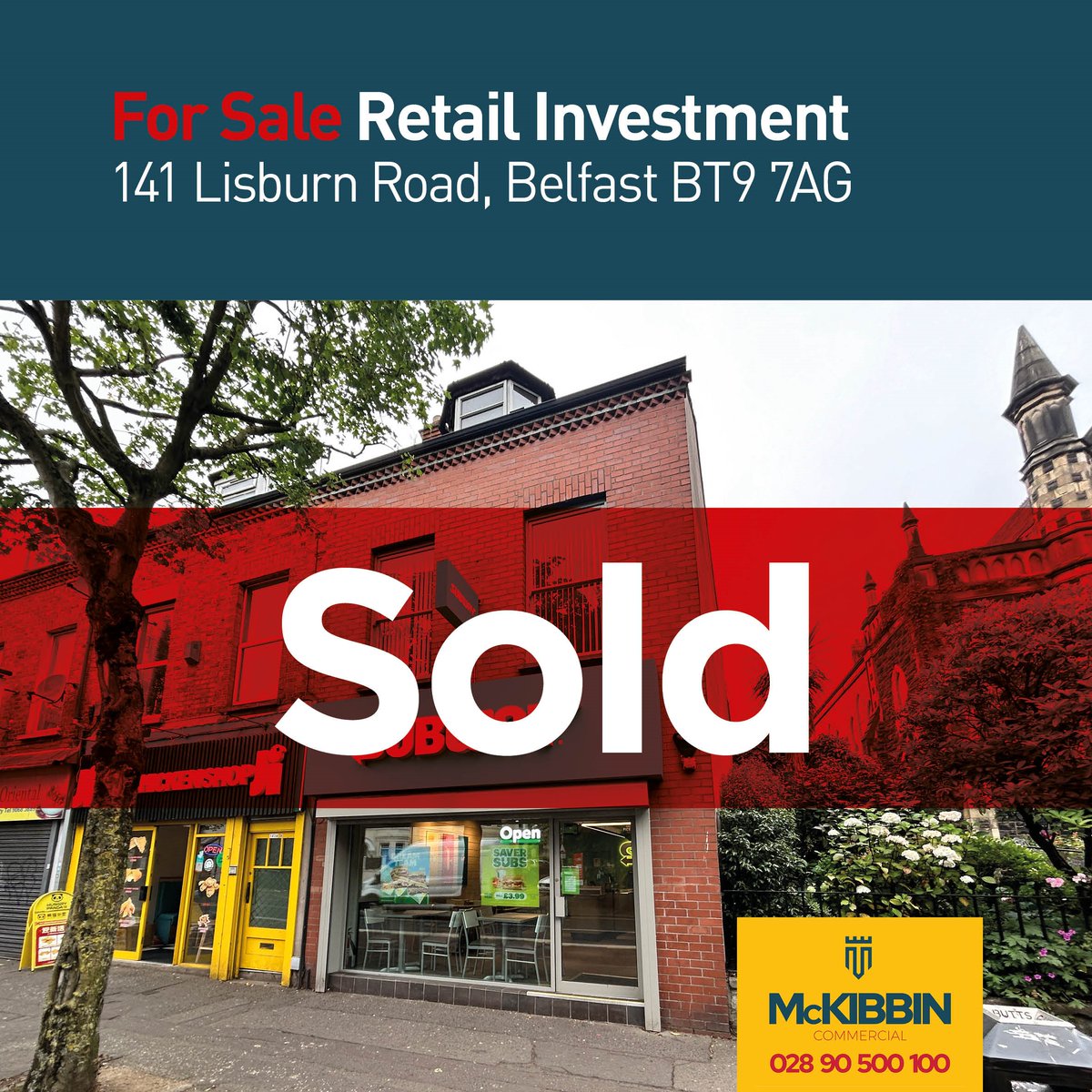 McKibbinComm's tweet photo. Great news that the investment property let to Subway Realty LTD has completed. Good luck to the new owners!

https://t.co/BEEQPdtFty https://t.co/AMiVulxval