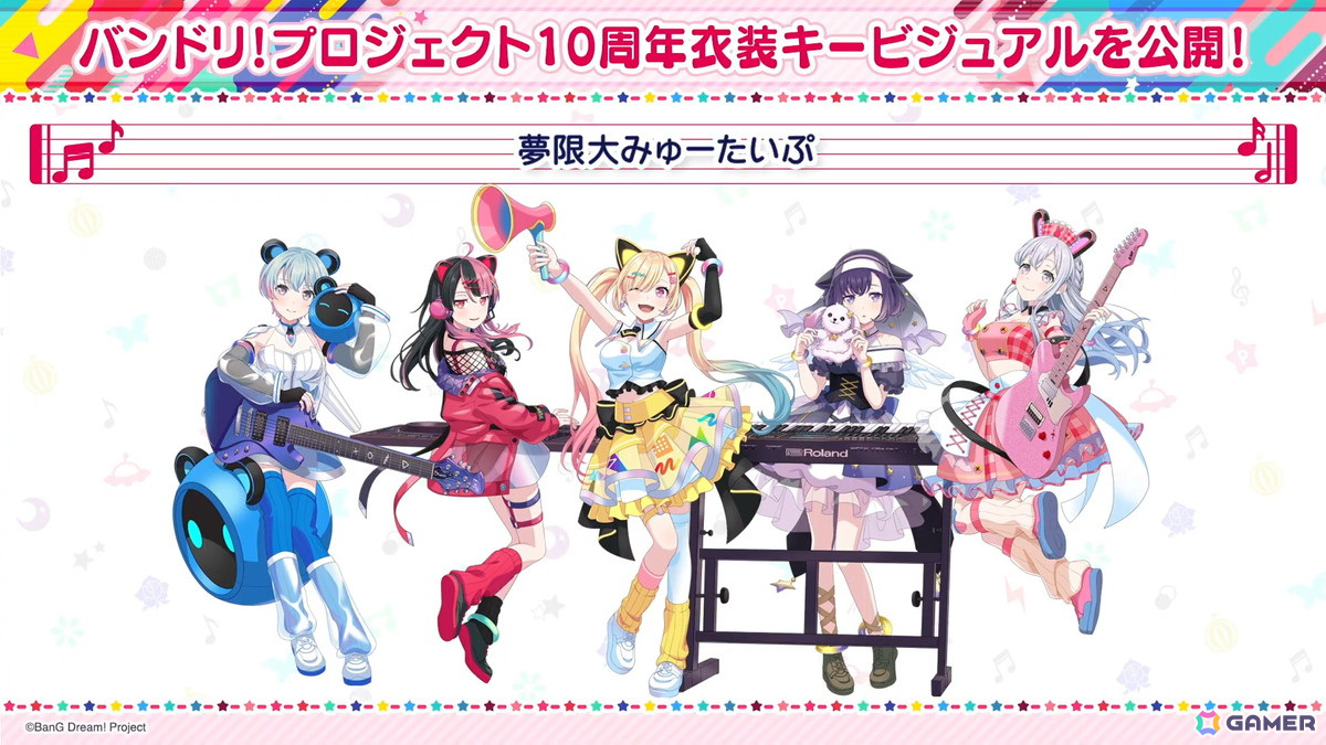 バンドリ！プロジェクト10周年記念キービジュアルからMyGO!!!!!、Ave