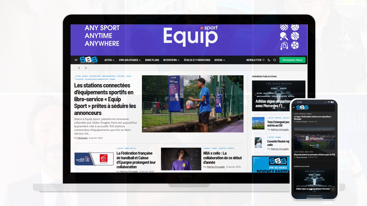 Navymedia Sport (@navymediasport) on Twitter photo Nouvelle année, nouveau design : <a href="/SportBuzzBizz/">Sport Buzz Business</a> revient avec une nouvelle version !
Avec un design modernisé, une navigation repensée et des contenus toujours au cœur de l’écosystème du sport business.
🎉 Bonne année à toutes et à tous! Que 2025 soit remplie de beaux projets! Nouvelle année, nouveau design : <a href="/SportBuzzBizz/">Sport Buzz Business</a> revient avec une nouvelle version !
Avec un design modernisé, une navigation repensée et des contenus toujours au cœur de l’écosystème du sport business.
🎉 Bonne année à toutes et à tous! Que 2025 soit remplie de beaux projets!