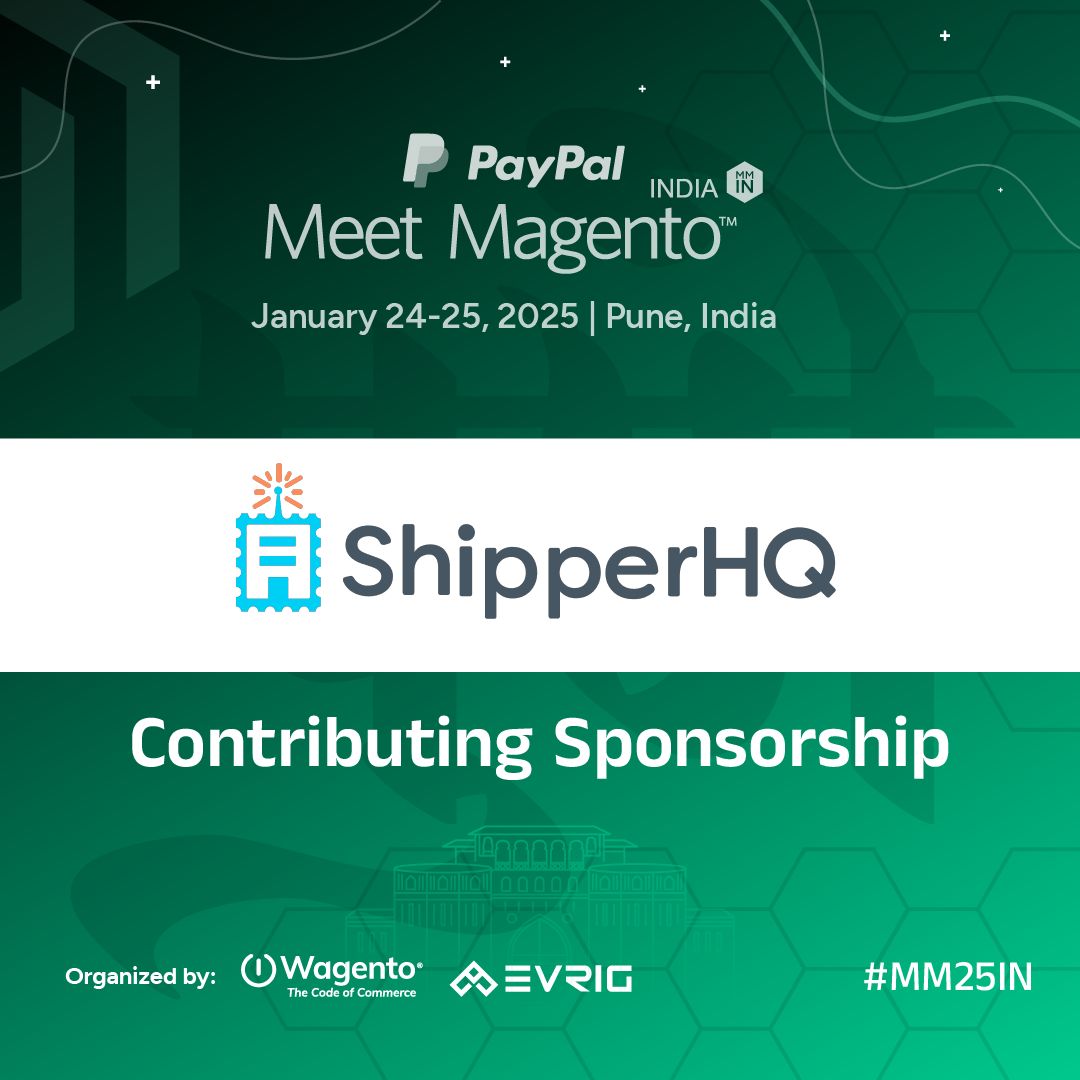 Meet ShipperHQ the Contributing Sponsor for MM25IN.🚛Transform your shipping into a strategic advantage with customizable logic, accurate rates, &amp; seamless checkout with ShipperHQ. Meet the team on Jan 24-25: buff.ly/2QqLEMl
<a href="/ShipperHQ/">ShipperHQ</a>

#MM25IN #eCommerceEvent #PuneEvent