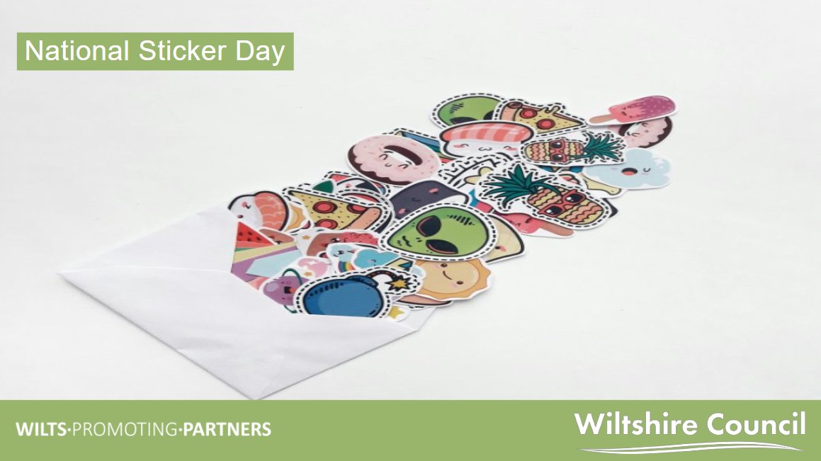 WiltsPartners's tweet image. Happy National Sticker Day! 🎉 
Whether it's for decorating your laptop or just spreading some joy, stickers make everything a little more fun. What's your favourite sticker? 

#NationalStickerDay #ExpressYourself #StickerFun