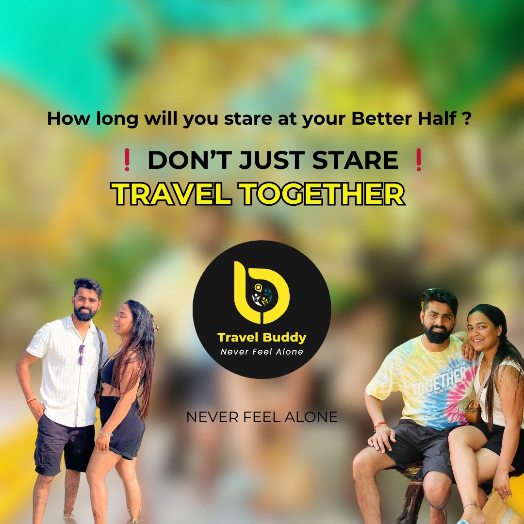 beatravelbuddy's tweet image. 😂 Don’t JUST stare! Pack your bags and travel together with your better half ✈️🌍

✨ Because memories last longer than stares! 💑

Join Now: beatravelbuddy.com
.
.
.
#CoupleGoals #TravelTogether #CreateMemories #BeATravelBuddy