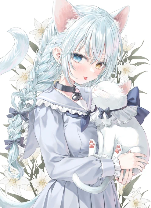 白猫 #サンリオコラボイラコン #みんなに届け私のKAWAII #Charaforio 