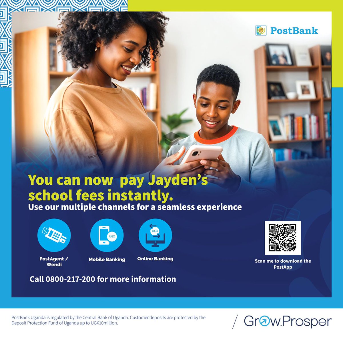 postbankug's tweet image. This back to school, skip the hassle! Pay school fees from anywhere, at any time with the Post App using School Pay!

Click the link to download the Post App nuel.ink/ln7xs1

#SeamlessBanking  #PostApp #GrowProsper #PostBankUganda