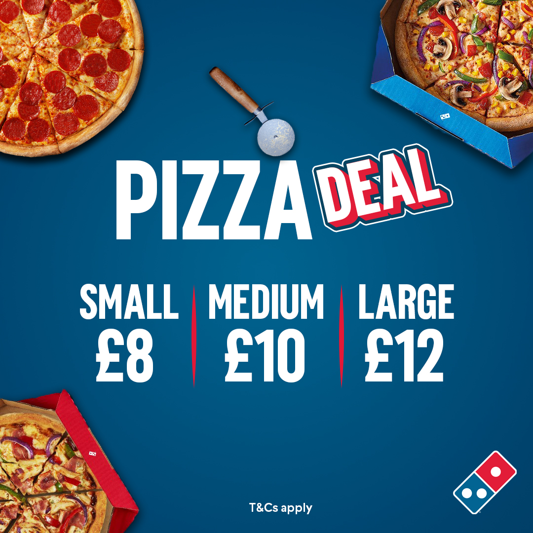 Price Slice is back! Get any large pizza at Domino’s for only £12 🍕