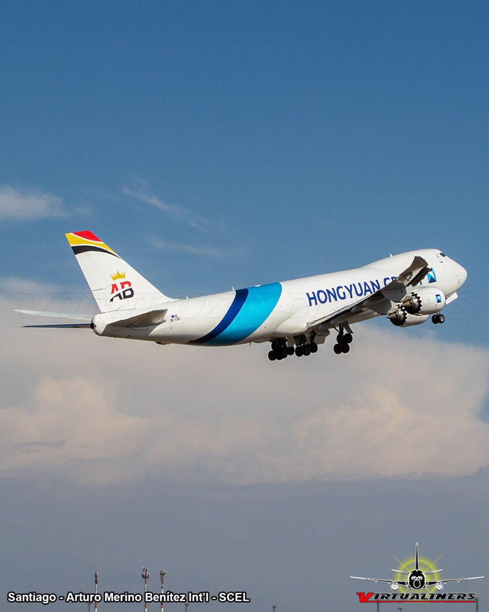 Virtualiners's tweet photo. Boeing 747-8F operado por #Hongyuan Group (#Air #Belgium), matricula OE-LFC, #despegando de #pista 17R #SCEL.
#boeing #B747 #AvGeek #virtualiners #spotting #aviationlovers #aviationgeek #aviationphotography #planespotting #Boeinglovers #avgeeks https://t.co/WnZ1qj9RC8
