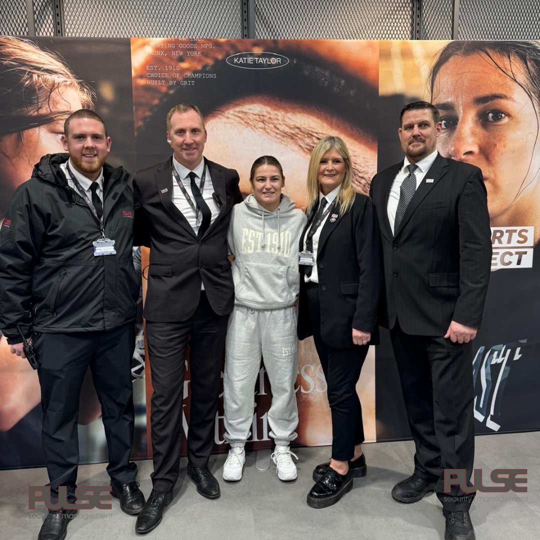 PulseSecurityM1's tweet image. Pulse Security was proud to provide close protection for Katie Taylor at the Sports Direct KATIE TAYLOR x EVERLAST MEET &amp;amp; GREET this weekend. 

Trusted by champions, we deliver professional and reliable security for every occasion. #PulseSecurity #CloseProtection #KatieTaylor