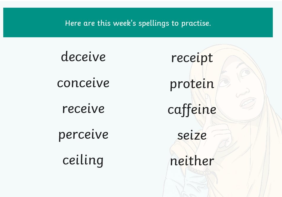 Here's this week's spellings to practise at home.  Remember to put them into sentences as well! <a href="/OwlerBrookC13/">Owler Brook Y6</a> <a href="/OwlerBrookC12/">Owler Brook Y6</a> #OwlerBrookHomeLearning