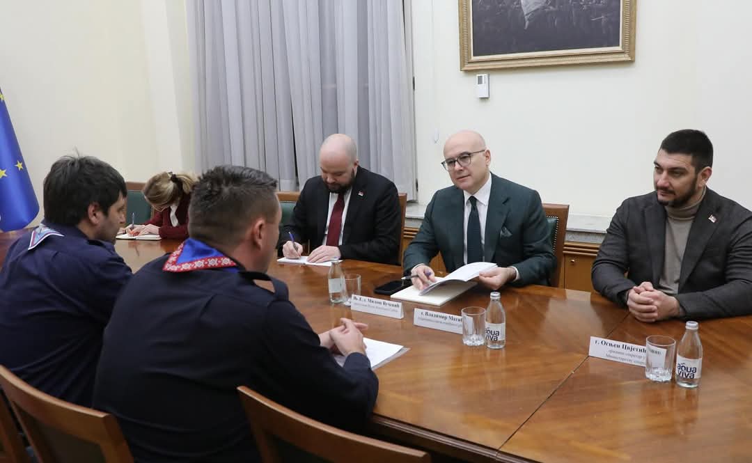 milos_vucevic's tweet image. Састао сам се данас са делегацијом Савеза извиђача Србије.