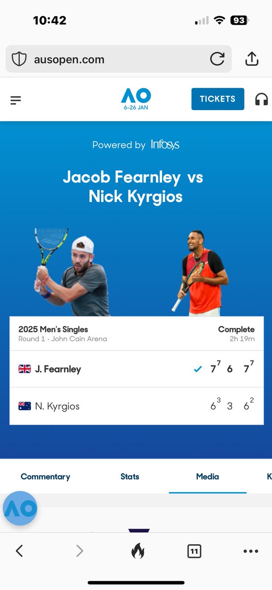 Wow Jacob Fearnley take a bow! 🏴󠁧󠁢󠁳󠁣󠁴󠁿👏 <a href="/jakefearnley01/">Jake Fearnley</a>