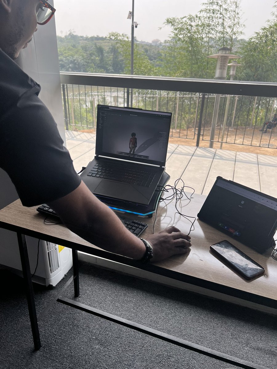 Gaming founder in <a href="/the_factoryhq/">The Factory</a> today. Let’s go🦾