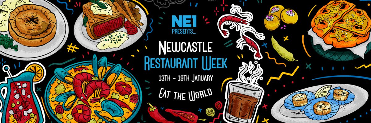 LiveTheatre's tweet photo. This week from today Mon 13 - Sun 19 Jan enjoy delicious dishes for less with the return of @NewcastleNE1 #NE1RestaurantWeek
Indulge for £15, £20 or £25 per person at some of the city's best restaurants!
How about trying one of our neighbours: St. Vincent, The Broad Chare or recently opened Dood?
Find out more about all those involved at https://t.co/wuIMYTDhLT