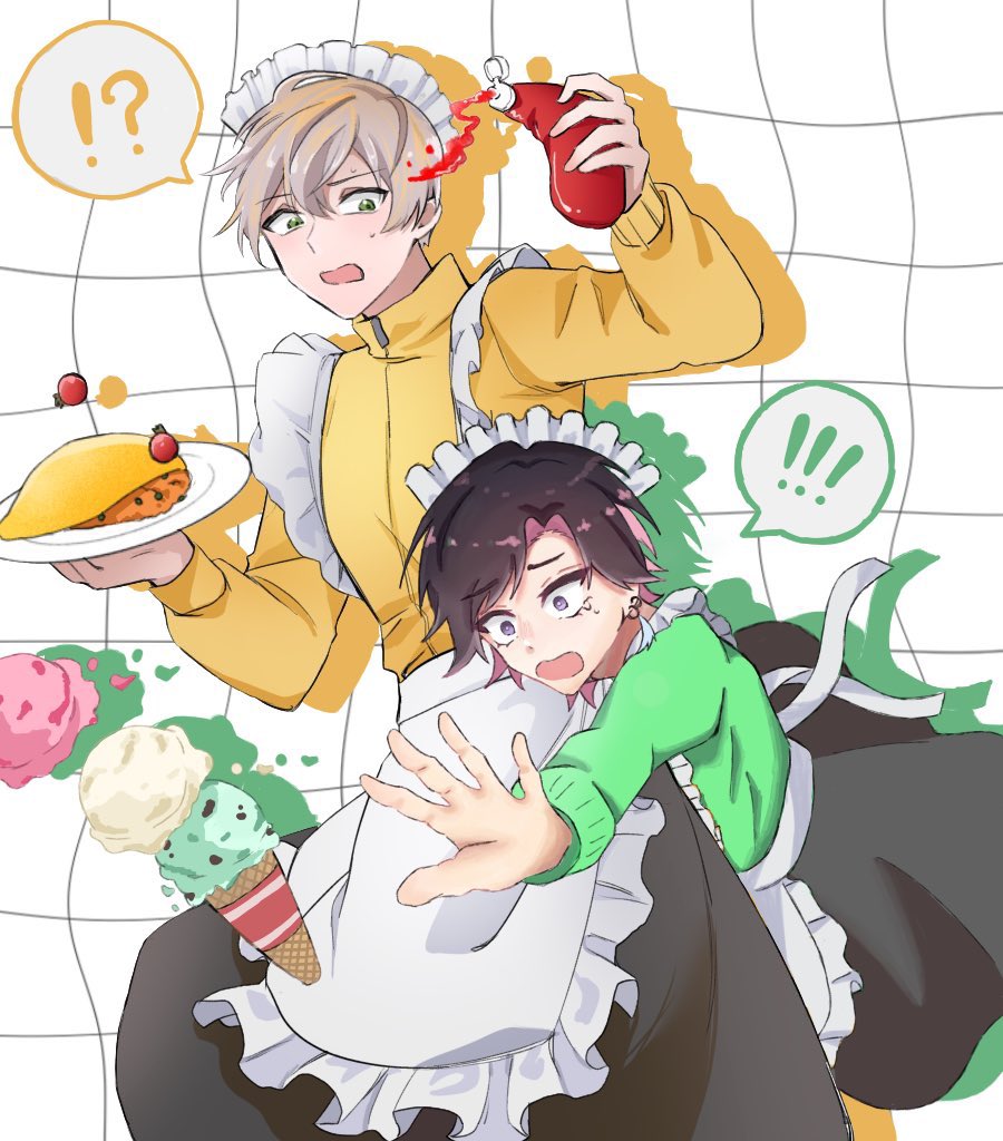 Sizu_Chuyu's tweet photo. #ちよちよ描いたちょ
#みくたん展覧会 
みしゅちゃん（@NS_Misu742 ）と合作しました〜！
色塗りや背景も私に合わせてくれてほんと大好き、、😘 https://t.co/QWPE2WEs3w