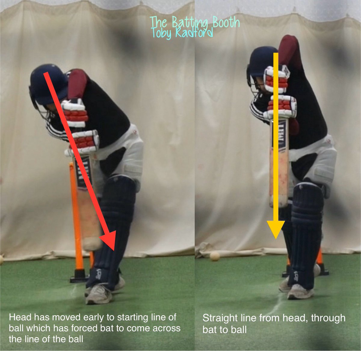 TobyRadford1's tweet photo. Working with talented young @glamcricket and @cricketwales batsman Nabeel Hussain.

We worked on delaying the backswing and taking the hands and bat back straighter and closer to the body to help him present a full bat face. https://t.co/iveodbQAsr