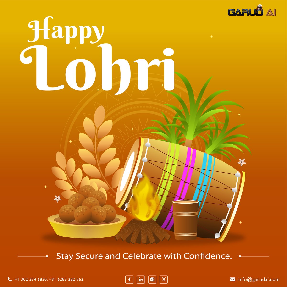 garud_ai's tweet photo. Happy Lohri from Garud AI! 📷📷 Wishing you a festival full of happiness, success, and new opportunities. Celebrate the joy of the harvest and togetherness!
#lohricelebration #lohrifestival #Lohri2025 #garudai #lohri #lohripost #virelpost #LohriWishes #LohriVibes https://t.co/hArylaaUQJ