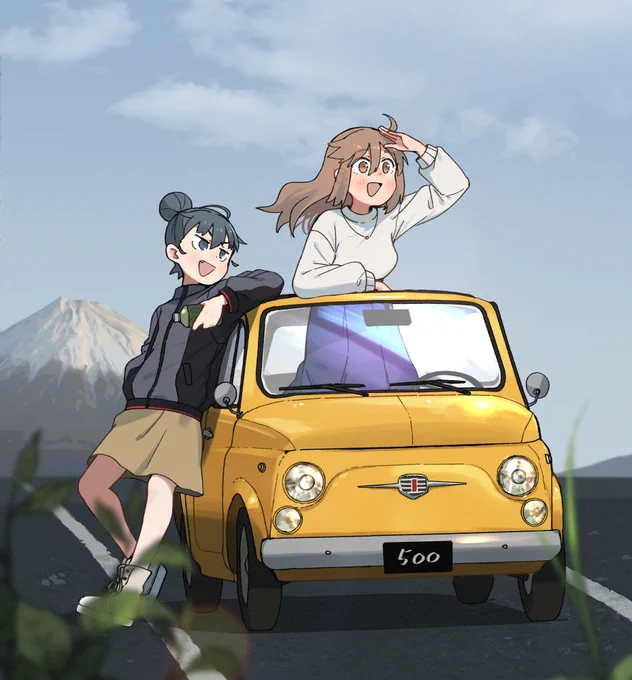 この時期の早朝のドライブは最高 