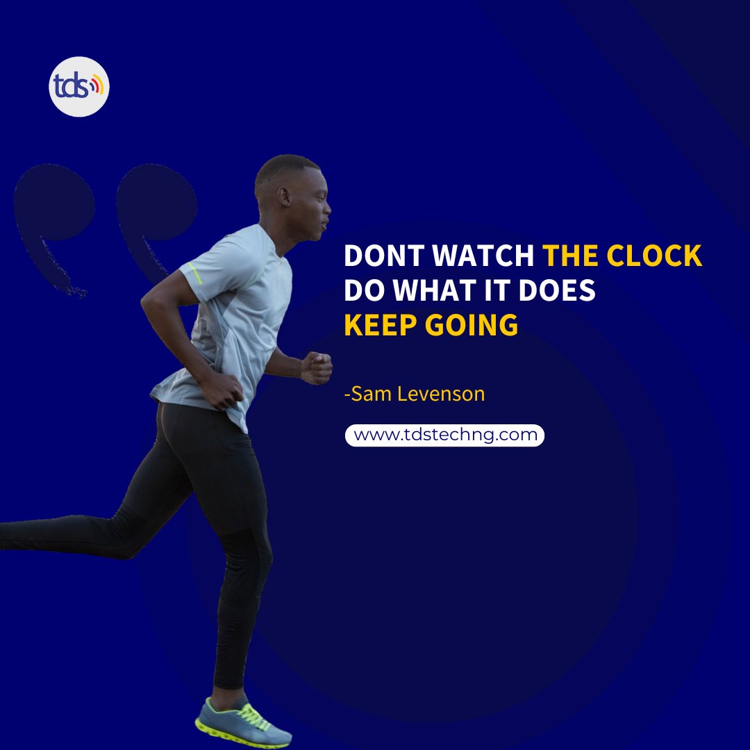 officialtdstech's tweet image. Time waits for no one—keep going and make it count!
#MondayMotivation #KeepGoing #TechnologySolutionsProvider