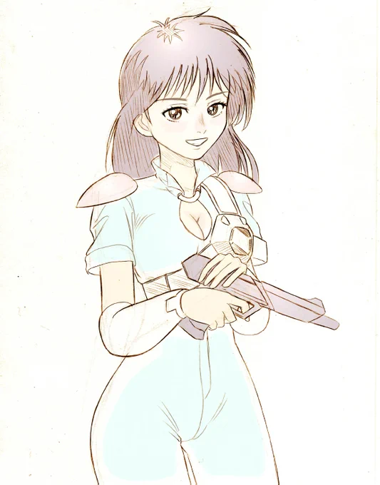 ジリオンのアップルちゃん描いてみたけど似ねぇ 