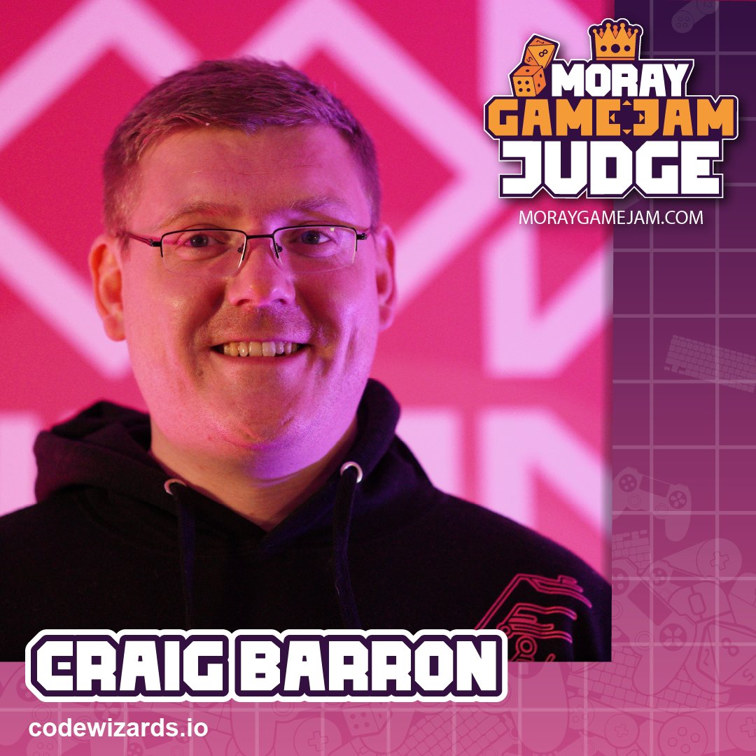 MorayGameJam (@moraygamejam) on Twitter photo Joining our judges line up for 2025 is Craig Barron, Head of Engineering at <a href="/codewizardsltd/">Code Wizards</a>
Craig specialises in game technology software development and has over a decade of experience.
Learn more about #MGJ25 judges > moraygamejam.com/pages/judges
#MorayGameJam #GameJam #MGJ25 Joining our judges line up for 2025 is Craig Barron, Head of Engineering at <a href="/codewizardsltd/">Code Wizards</a>
Craig specialises in game technology software development and has over a decade of experience.
Learn more about #MGJ25 judges > moraygamejam.com/pages/judges
#MorayGameJam #GameJam #MGJ25