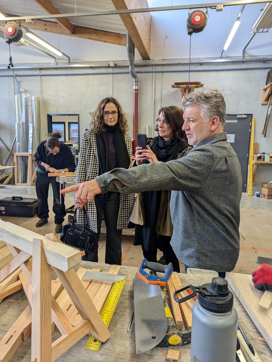 Merci à Agnès Nadot, Directrice de la Formation et des Parcours Professionnels, Virginie Cassagne, Responsable du Service Attractivité des Métiers, Orientation, Apprentissage et Joëlle Pascal, Responsable de Service Déléguée de la Région <a href="/Occitanie/">Région Occitanie</a>  d'être venues sur notre site !