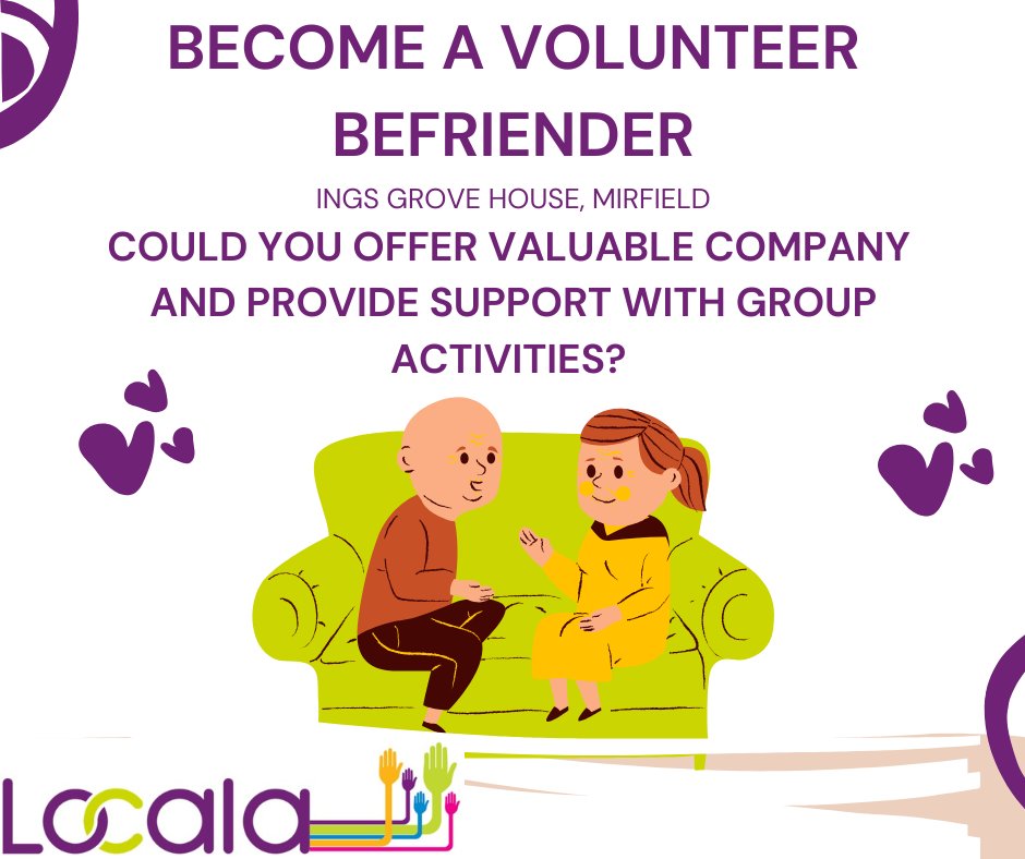 Find out more and apply today:
locala.org.uk/get-involved/v…