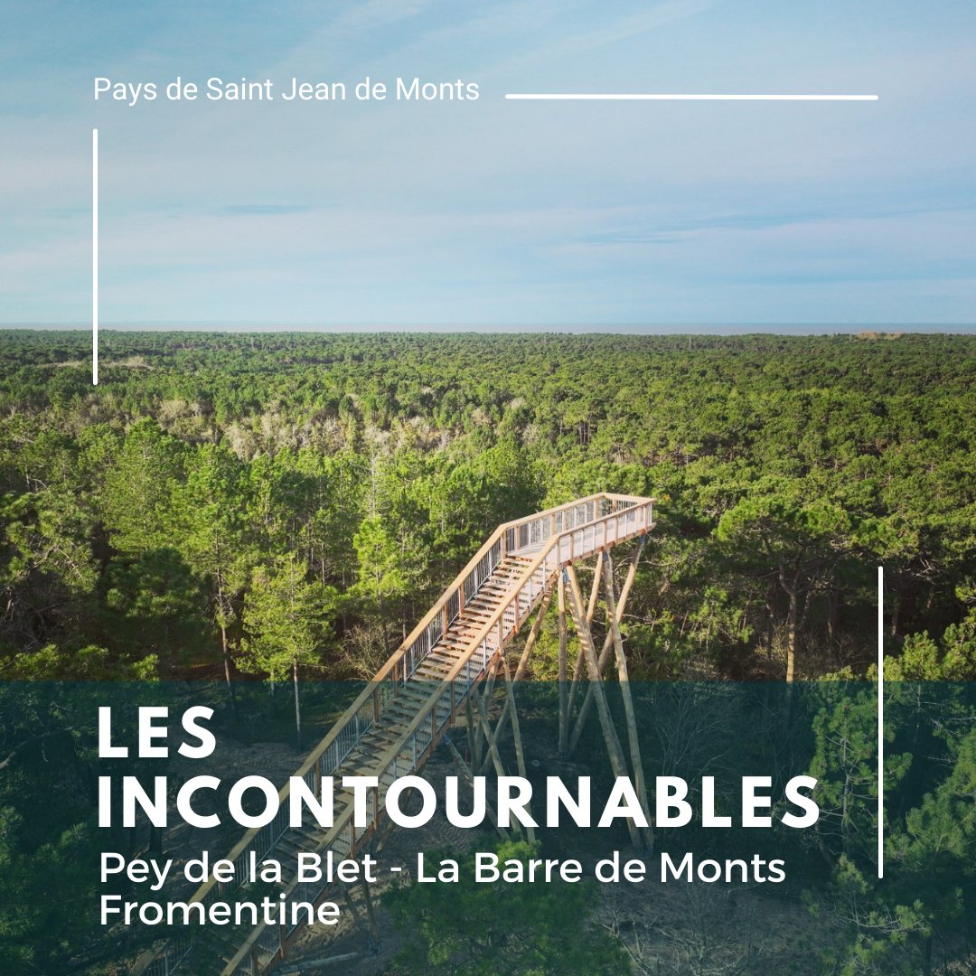 Partez à la découverte des incontournables du pays de saint jean de monts 😃📸 : le Pey de la Blet
.
👉
paysdesaintjeandemonts.fr/decouvrir/inco…