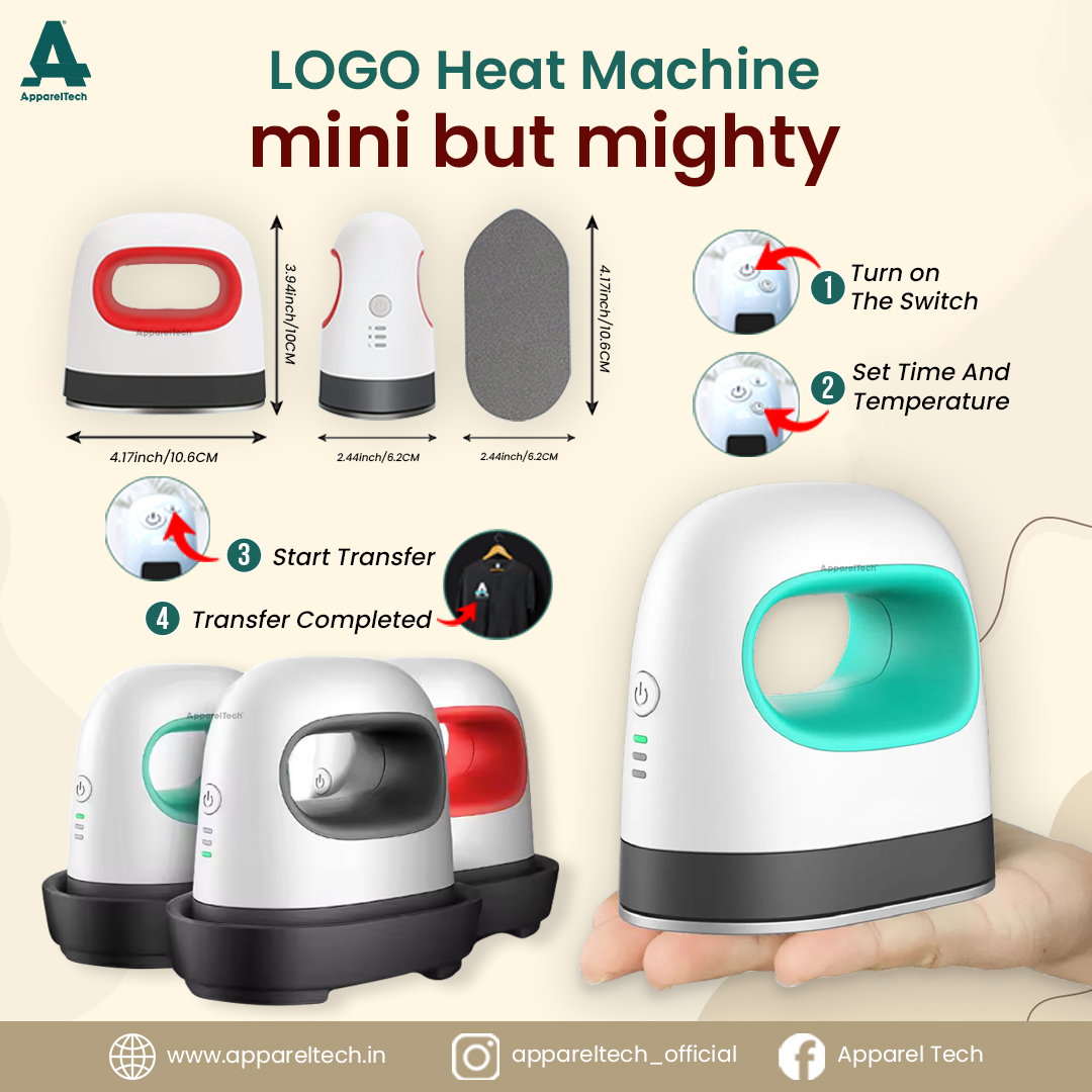 ApparelTech2's tweet image. 🌟 Mini but Mighty!

Transform your T-shirts into branded masterpieces with this compact and powerful heat press machine. Perfect for logos and more ✨

More Details call at.. +91 85060 00921 +91-85060 00902 +919953992291

#MiniButMighty #HeatPressMagic #BrandingMadeEasy