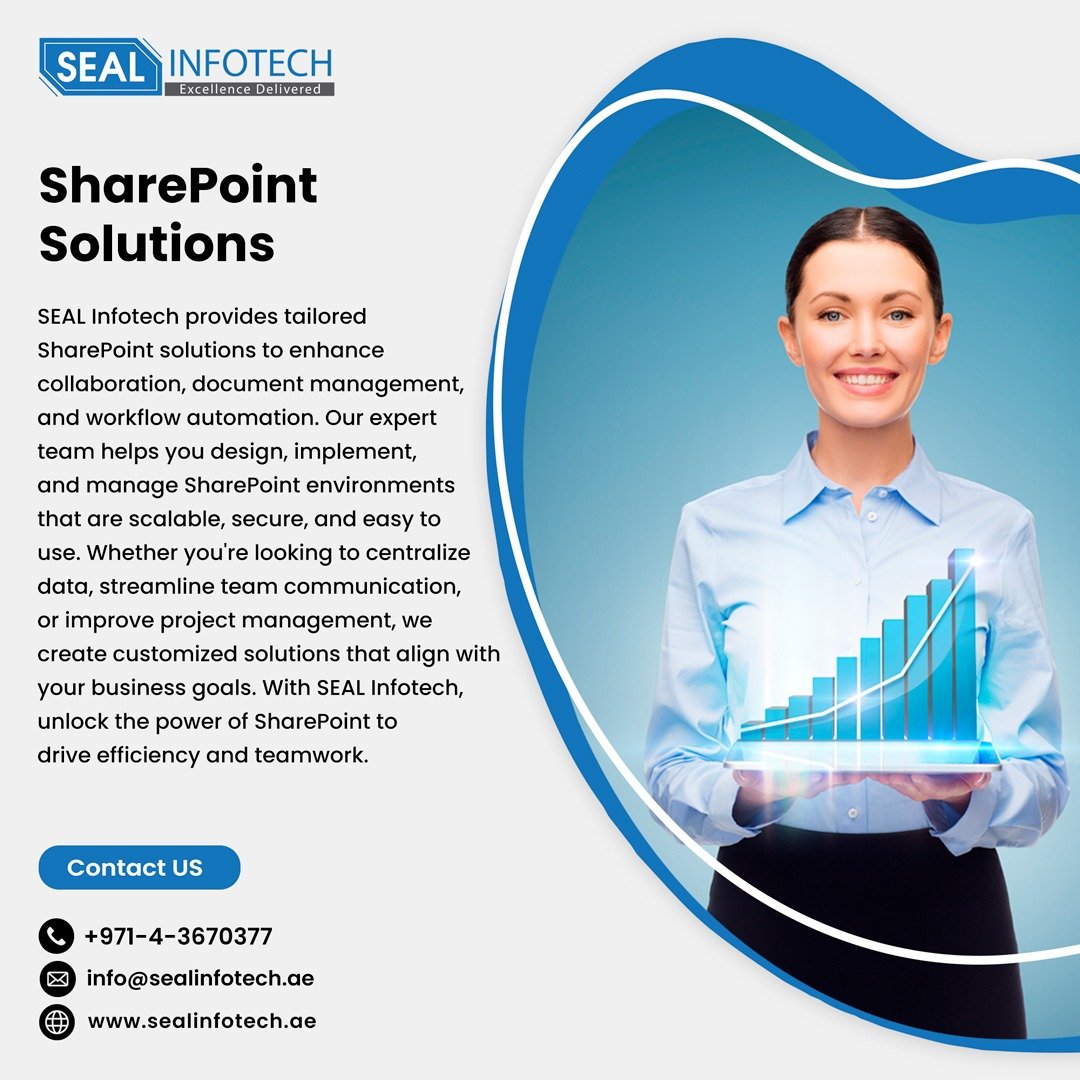 sealinfotech's tweet image. SEAL Infotech offers customized SharePoint solutions designed to optimize collaboration, document management, and workflow automation within your organization.
sealinfotech.ae
#SharePointSolutions #CollaborationTools #DocumentManagement #SEALInfotech