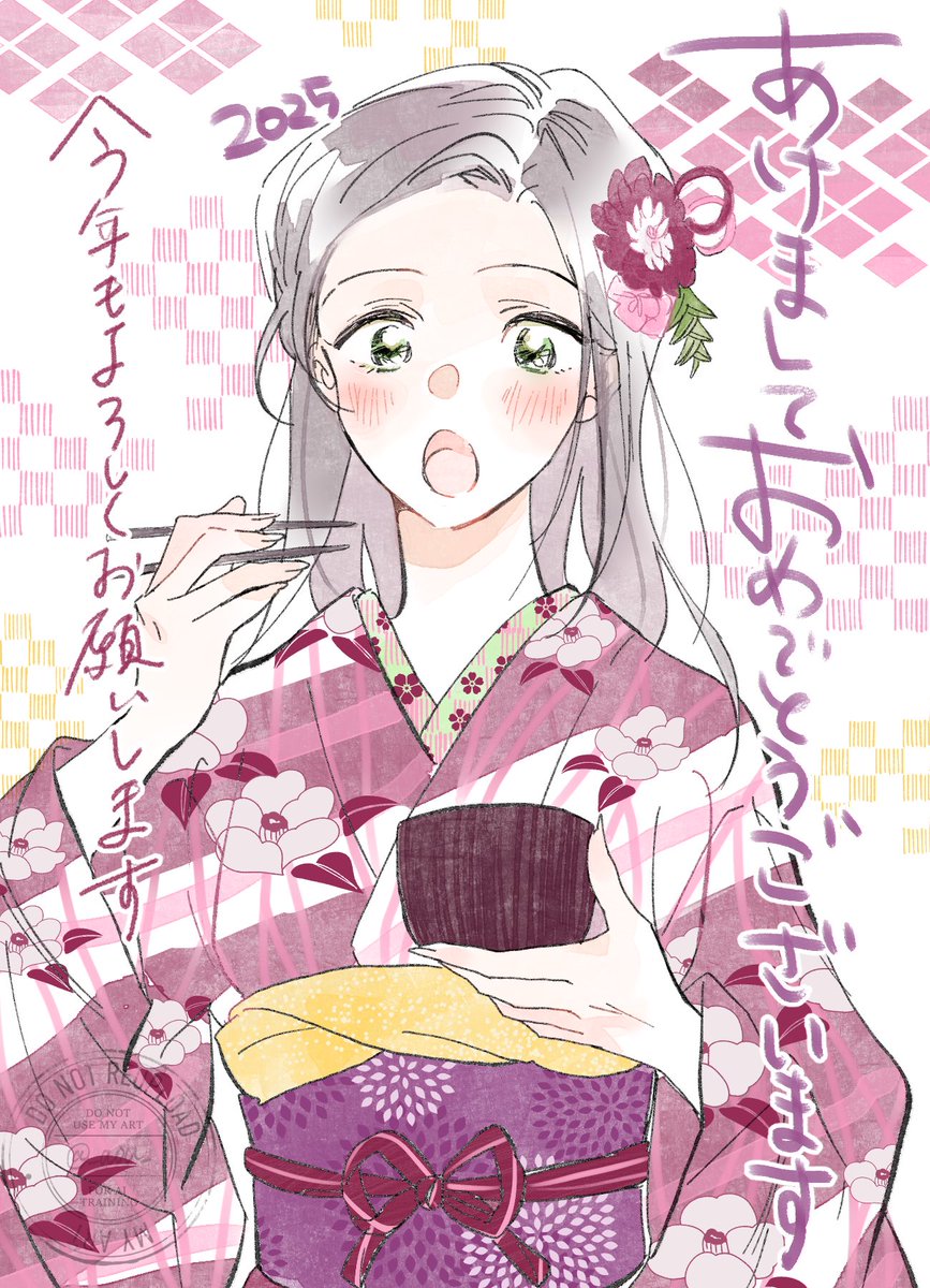 _aou_'s tweet photo. 今年の描き初めは梓さん　🐍 https://t.co/BYj6pWQeyQ