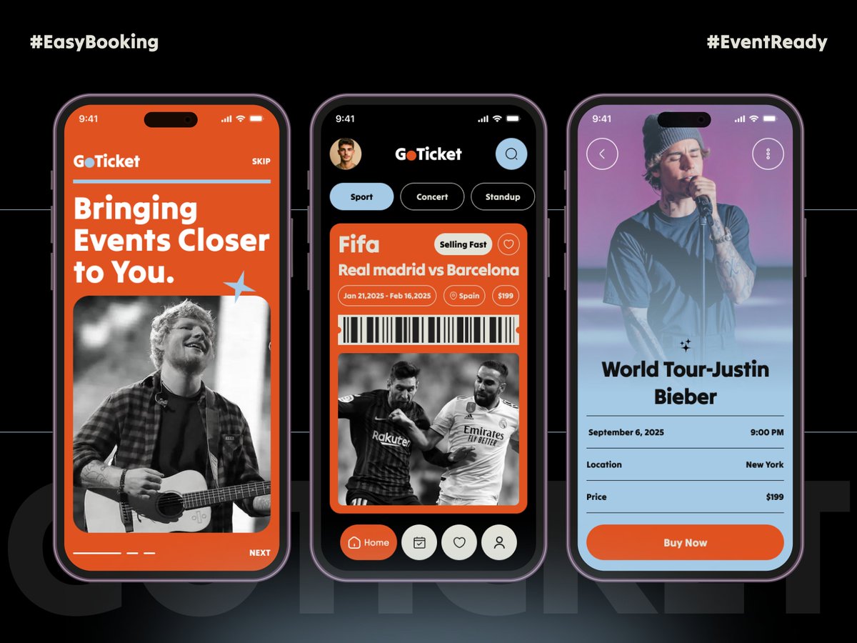MultiQoS's tweet image. 🚀 Revolutionize your event bookings with GoTicket! 🎟️

Quick, secure, and easy ticketing for concerts, sports, and more. 📱✨

Ready to level up? 💡🎉

shorturl.at/SbyH1

#EventBooking #GoTicketApp #TechInnovation #UXDesign